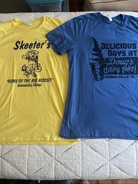 Iconic Doug’s Dairy Twirl & Skeeter’s Gainesville, Florida tees bundle